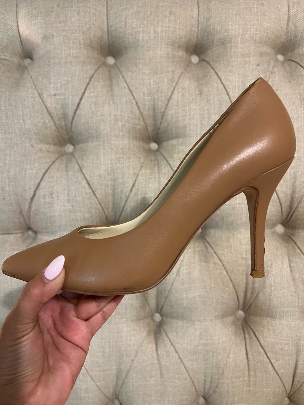 Nine West Nude Business Heel / Pump